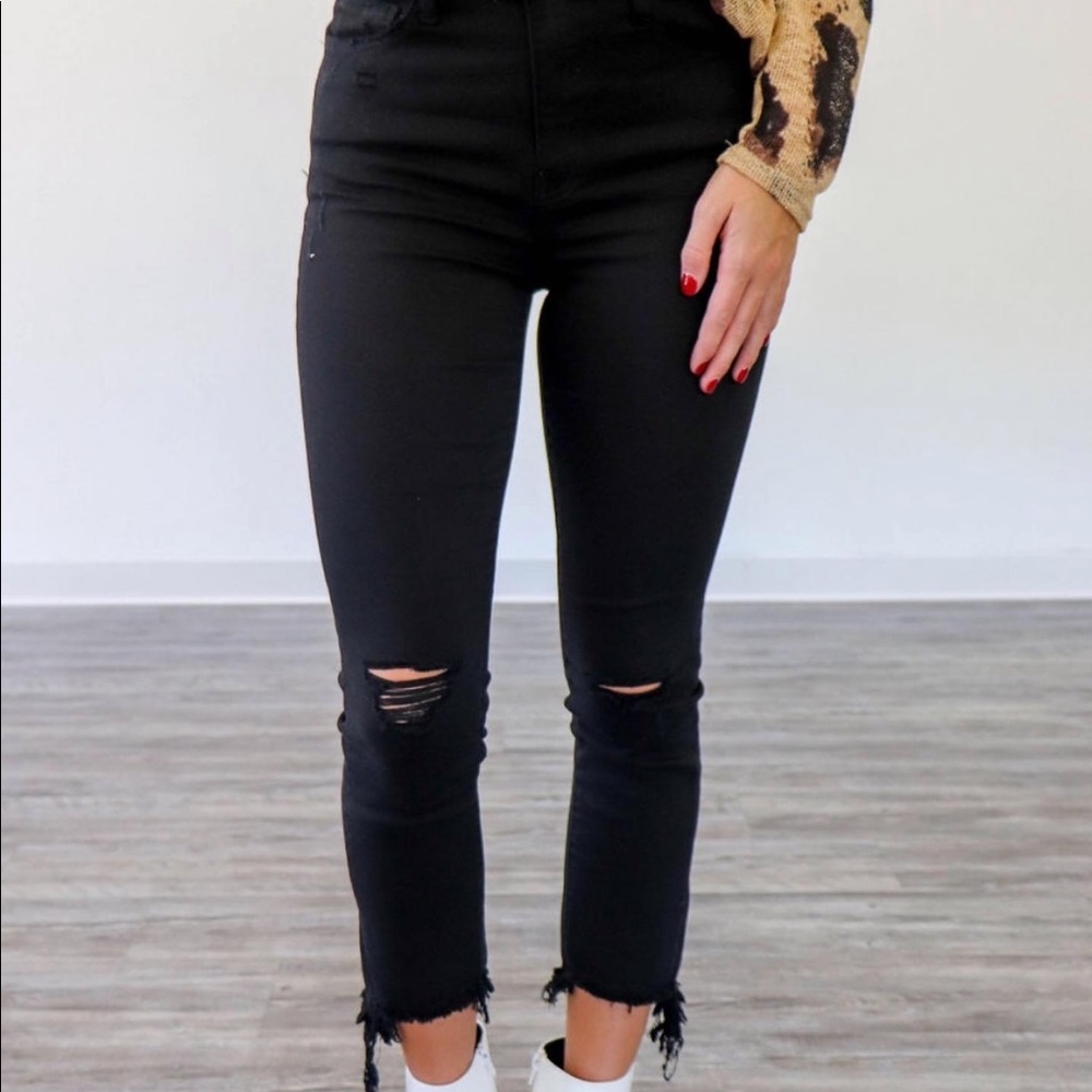 Black boutique jeans